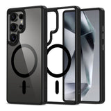 Samsung Galaxy S25 Ultra Tech-Protect Magmat Deksel - MagSafe Kompatibel - Gjennomsiktig / Svart