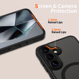 Samsung Galaxy S25 Tech-Protect MagCam Deksel - MagSafe Kompatibel - Matt Svart
