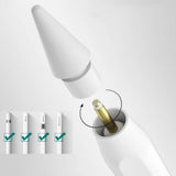 Tech-Protect Apple Pencil Spisser - 4 stk - Hvit