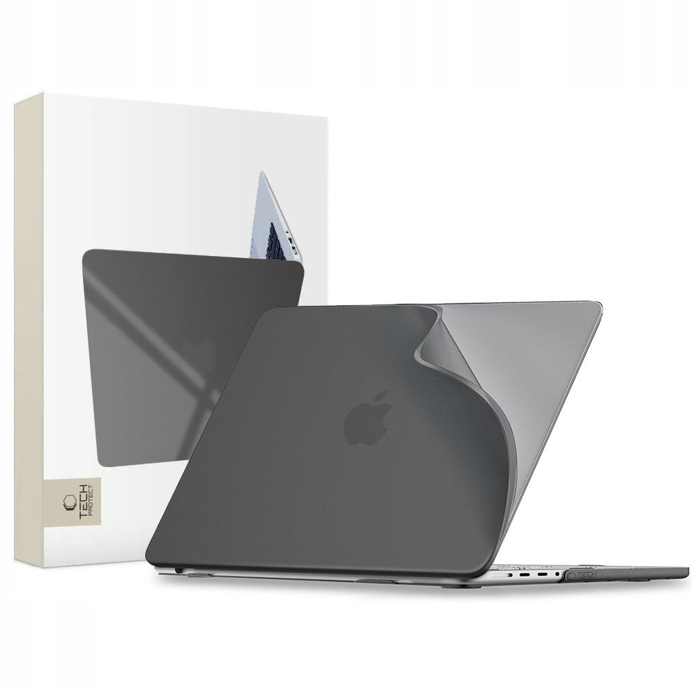 MacBook Pro 14 M5/M4/M3/M2/M1 (2026-2021) Tech-Protect Softshell Deksel - Matt Svart