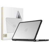 MacBook Neo 13 A18 Pro (2026) Tech-Protect Velar Hybrid Deksel - Gjennomsiktig / Svart