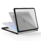 MacBook Neo 13 A18 Pro (2026) Tech-Protect Velar Hybrid Deksel - Gjennomsiktig / Svart
