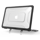 MacBook Neo 13 A18 (2026) Tech-Protect Kevlar Pro Deksel - Svart / Gjennomsiktig