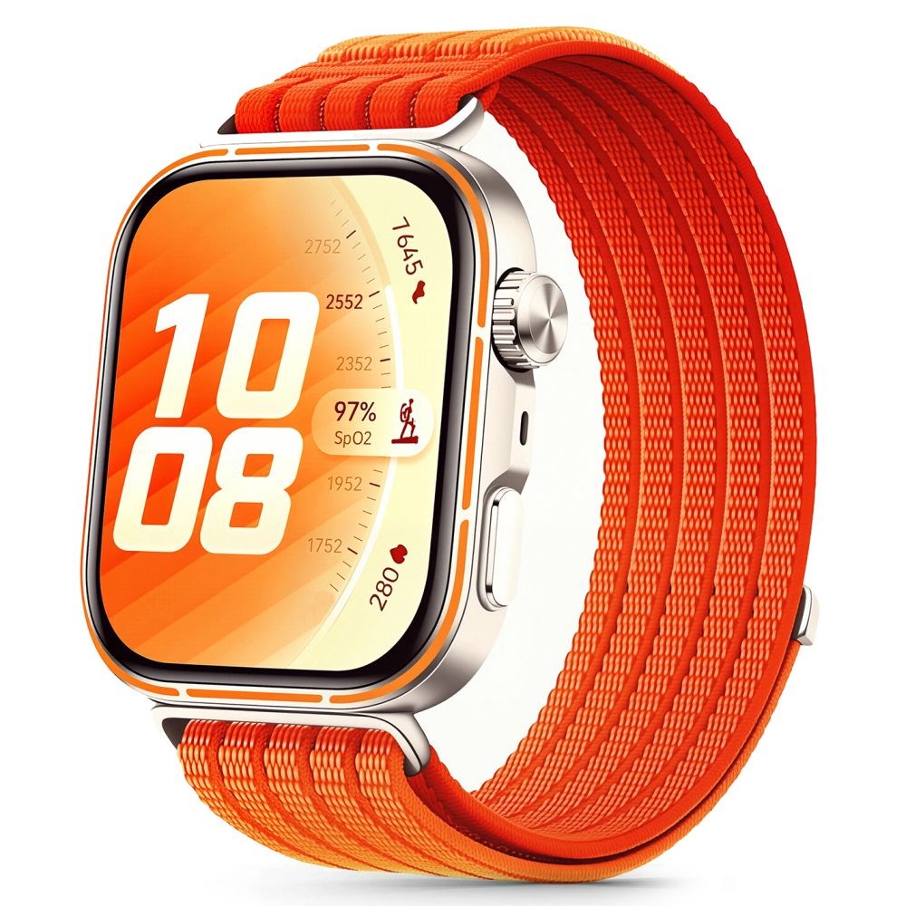 Huawei Watch Fit 5 Pro / 5 / 4 Pro / 4 / 3 Tech-Protect Nylon Rem - Oransje
