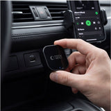 Tech-Protect UltraBoost CA01 Apple Carplay / Android Auto-Adapter med USB-A - Bluetooth / WiFi - Svart