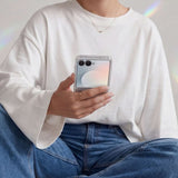 Samsung Galaxy Z Flip8 Tech-Protect Flexair Hybrid Deksel - MagSafe Kompatibel - Gjennomsiktig