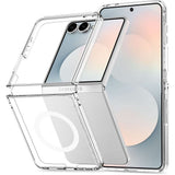 Samsung Galaxy Z Flip8 Tech-Protect Flexair Hybrid Deksel - MagSafe Kompatibel - Gjennomsiktig