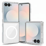 Samsung Galaxy Z Flip8 Tech-Protect Flexair Hybrid Deksel - MagSafe Kompatibel - Gjennomsiktig