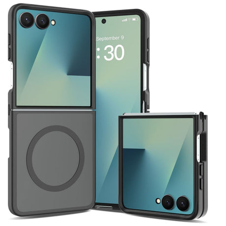 Samsung Galaxy Z Flip8 Tech-Protect MagMat Deksel - MagSafe Kompatibel - Matt Svart