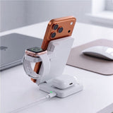 Trådløs 3-i-1 MagSafe Lader Tech-Protect A56 25 W - Hvit