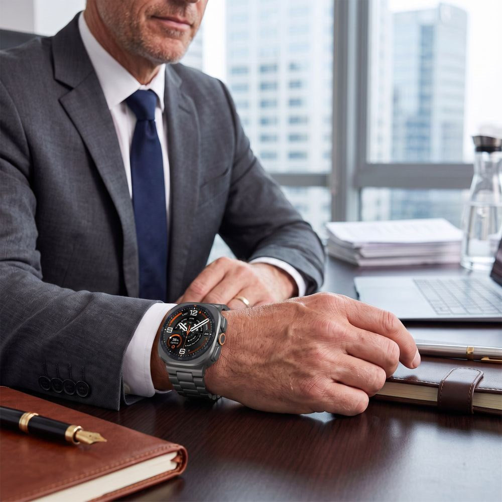 Samsung Galaxy Watch Ultra 2 / Ultra (47mm) Tech-Protect Stainless Steel Klokkereim - Svart