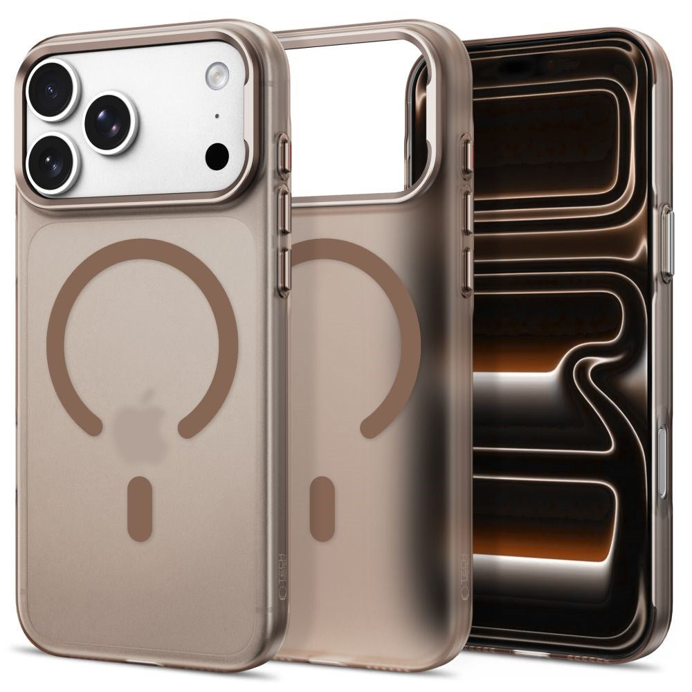 iPhone 18 Pro Max / 17 Pro Max Tech-Protect MagZero Deksel - MagSafe Kompatibel - Matte Desert Gold