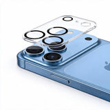 iPhone 18 Pro Tech-Protect Cam Fit+ Kameralinsebeskyttelsesglass - Gjennomsiktig / Svart