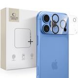 iPhone 18 Pro Max Tech-Protect Cam Fit+ Kameralinsebeskyttelsesglass - Gjennomsiktig / Svart