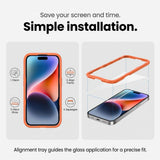 iPhone 18 Pro Max Tech-Protect Easy Set+ 3-i-1 Beskyttelsessett med Herdet Skjermbeskyttelsesglass og Kameralinsbeskyttelsesglass - Gjennomsiktig