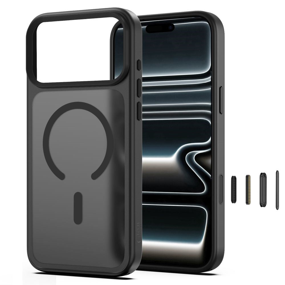 iPhone 18 Pro Max / 17 Pro Max Tech-Protect MagMat Deksel - MagSafe Kompatibel - Matt Svart