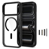 iPhone 18 Pro Max / 17 Pro Max Tech-Protect MagMat Deksel - MagSafe Kompatibel - Gjennomsiktig / Svart