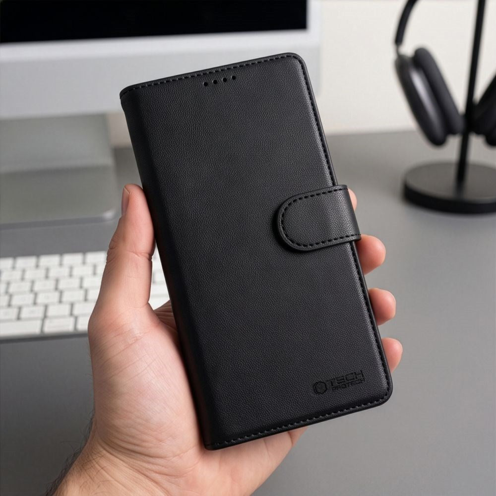 iPhone 18 Pro / 17 Pro Tech-Protect Wallet Flip Deksel - MagSafe Kompatibel - Svart