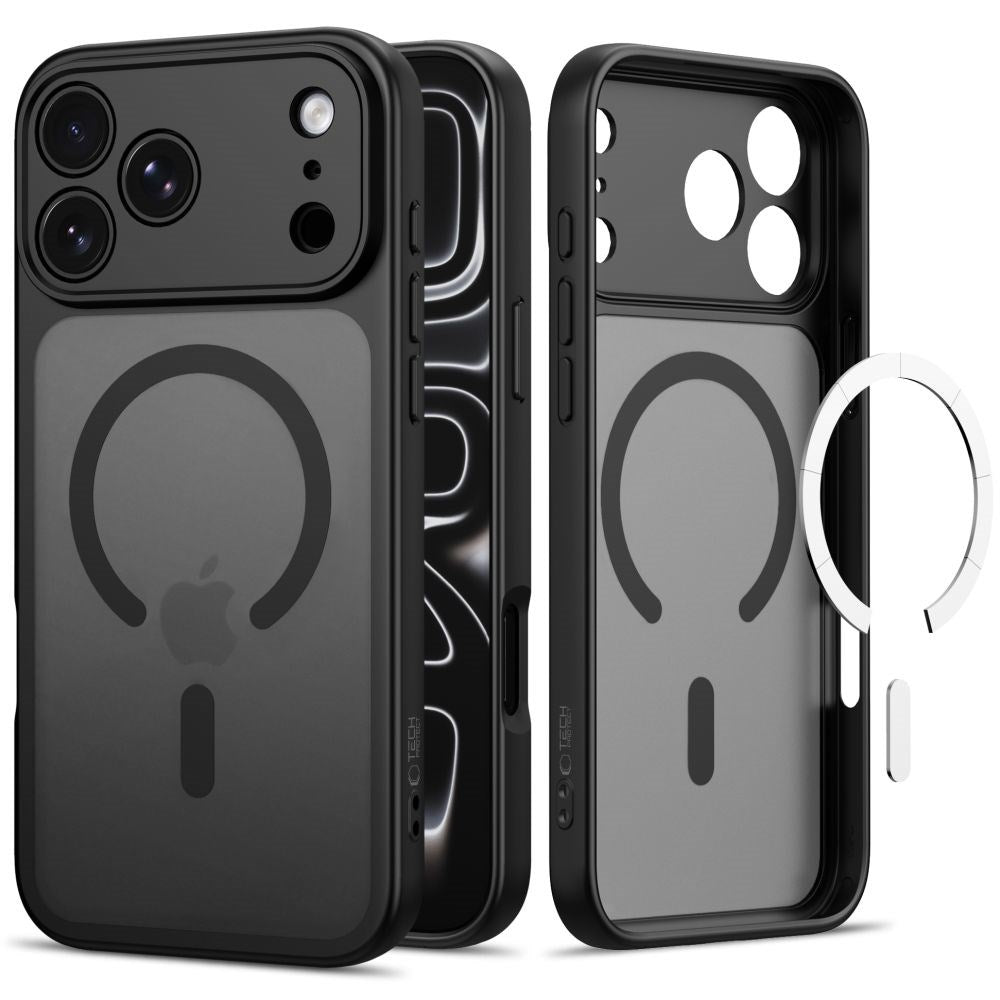 iPhone 17 Pro Max / 18 Pro Max Tech-Protect BasicMag Hybrid Deksel - MagSafe Kompatibel - Matt Svart