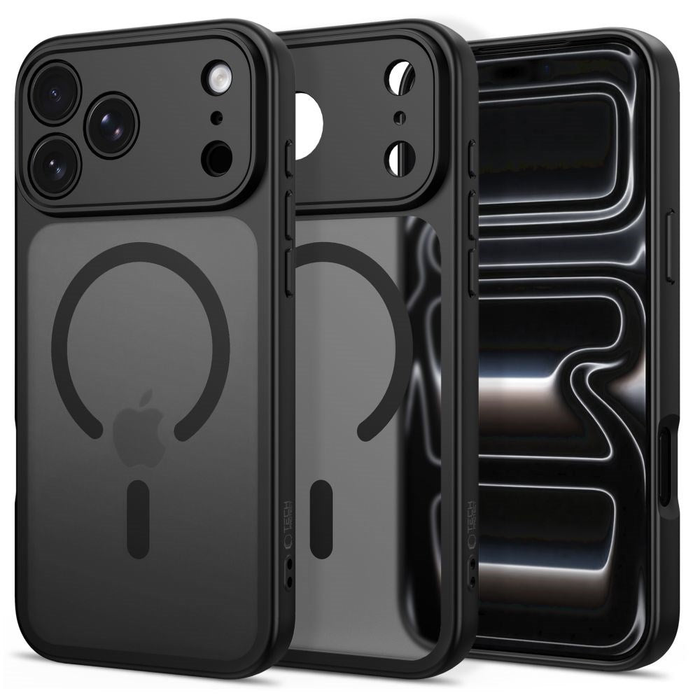 iPhone 17 Pro Max / 18 Pro Max Tech-Protect BasicMag Hybrid Deksel - MagSafe Kompatibel - Matt Svart