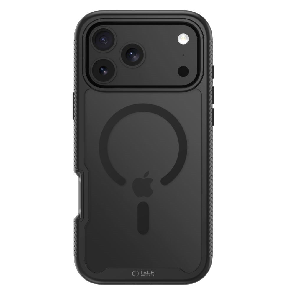 iPhone 18 Pro Max / 17 Pro Max Tech-Protect Defense Deksel med Skjermbeskytter - MagSafe Kompatibel - Matte Black