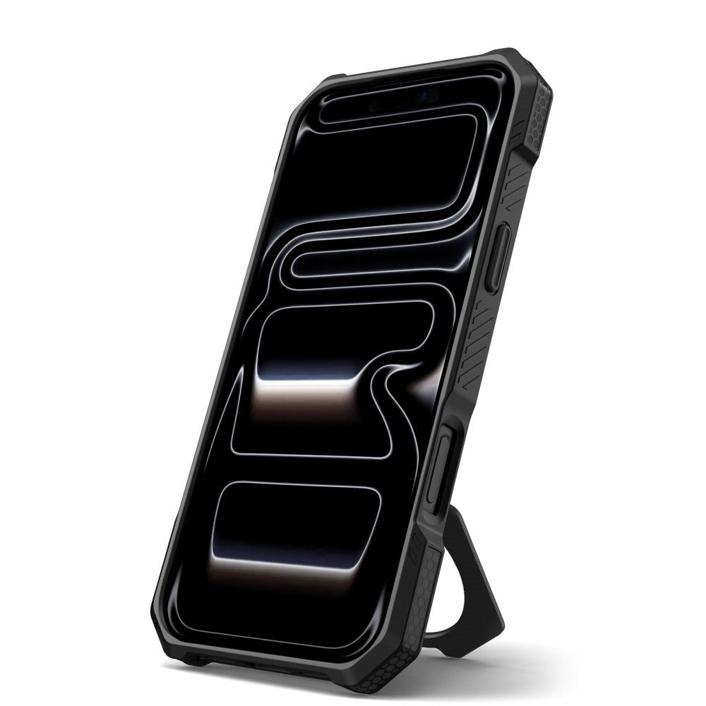 iPhone 18 Pro Max / 17 Pro Max Tech-Protect MagForce Deksel med Stativfunksjon - MagSafe Kompatibel - Svart