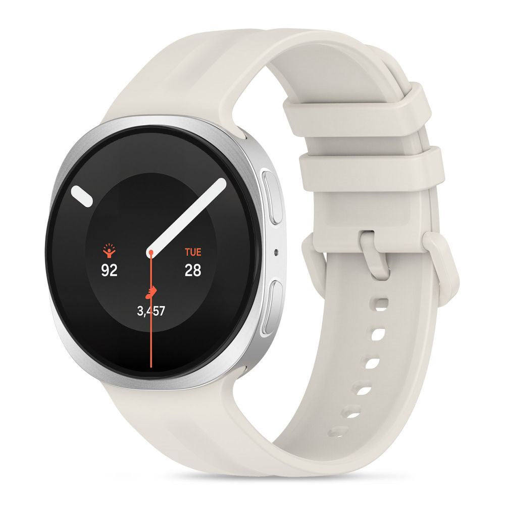 Samsung Galaxy Watch 8 / 9 / Classic (40 / 44 / 46mm) Tech-Protect Silicone Evo Klokkereim - Beige