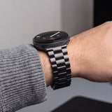 Samsung Galaxy Watch 8 / 9 / Classic (40 / 44 / 46mm) Tech-Protect Stainless Steel Klokkereim - Svart