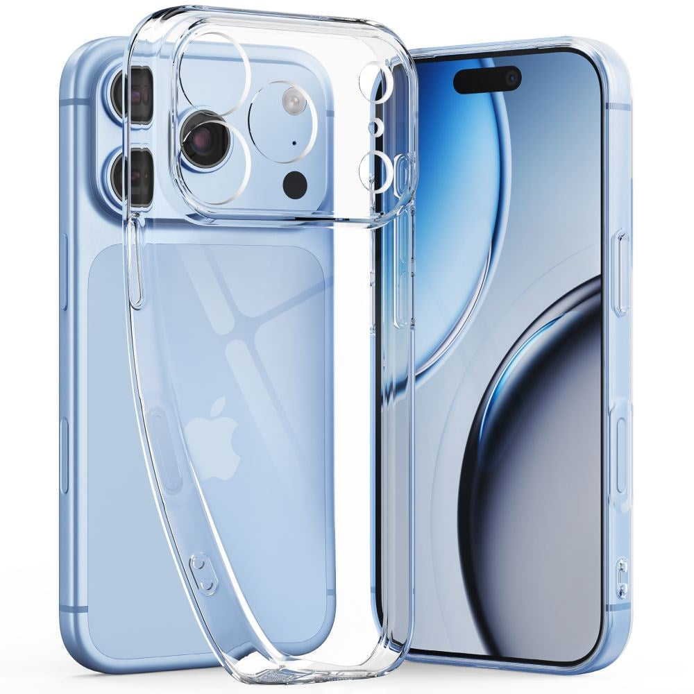 iPhone 18 Pro Max / 17 Pro Max Tech-Protect FlexAir Deksel med 2 Stk. Skjermbeskyttelse - MagSafe Kompatibel - Gjennomsiktig