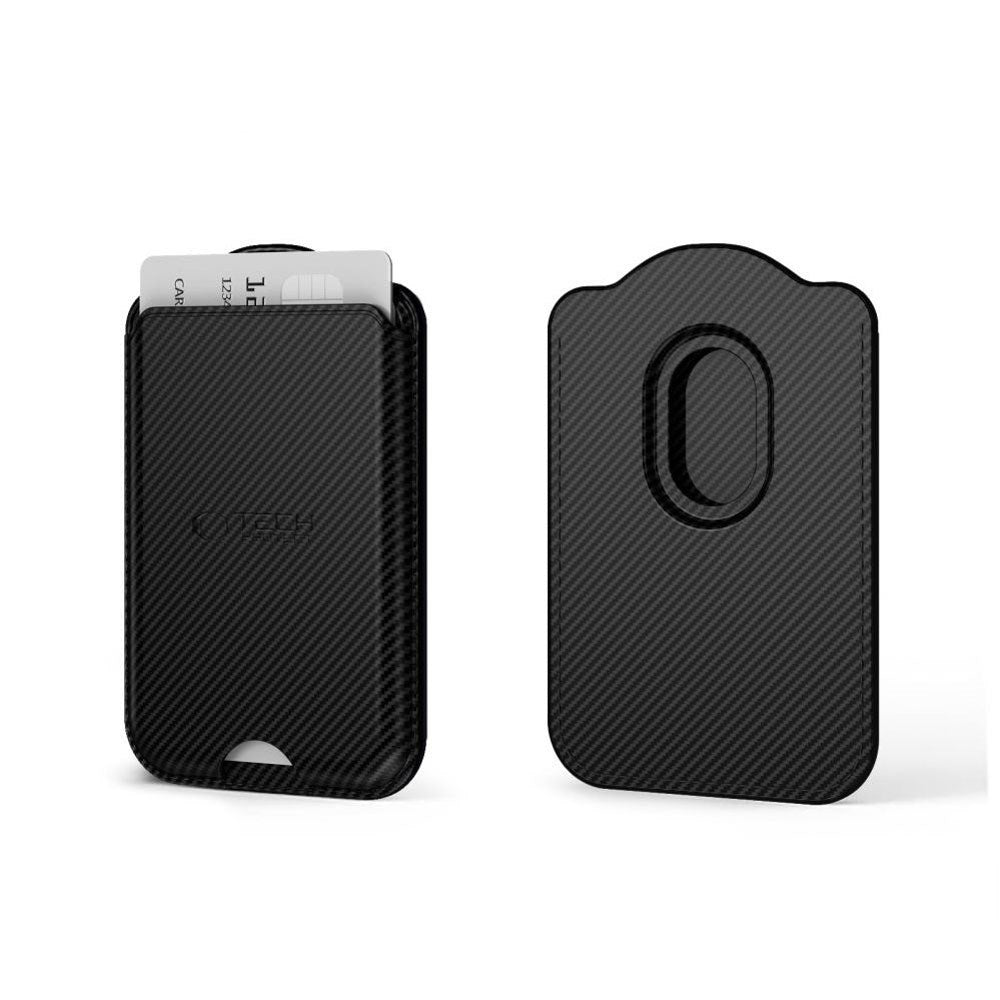 Tech-Protect MagWallet Universell Kortholder – MagSafe Kompatibel – Carbon
