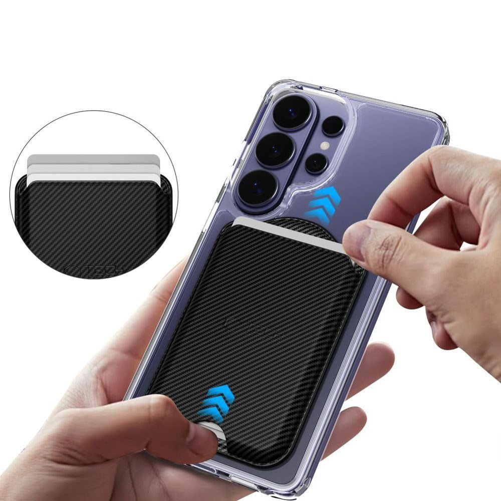 Tech-Protect MagWallet Universell Kortholder – MagSafe Kompatibel – Carbon