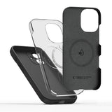iPhone 17 Tech-Protect Silicone Deksel - MagSafe Kompatibel - Svart