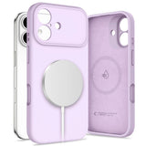 iPhone 17 Tech-Protect Silicone Deksel - MagSafe Kompatibel - Lilla