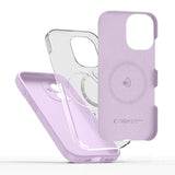 iPhone 17 Tech-Protect Silicone Deksel - MagSafe Kompatibel - Lilla