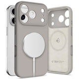 iPhone 17 Pro Max Tech-Protect Silicone Deksel - MagSafe Kompatibel - Grå