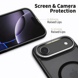 iPhone Air Tech-Protect MagEdge Hybrid Deksel - MagSafe Kompatibel - Matt Svart