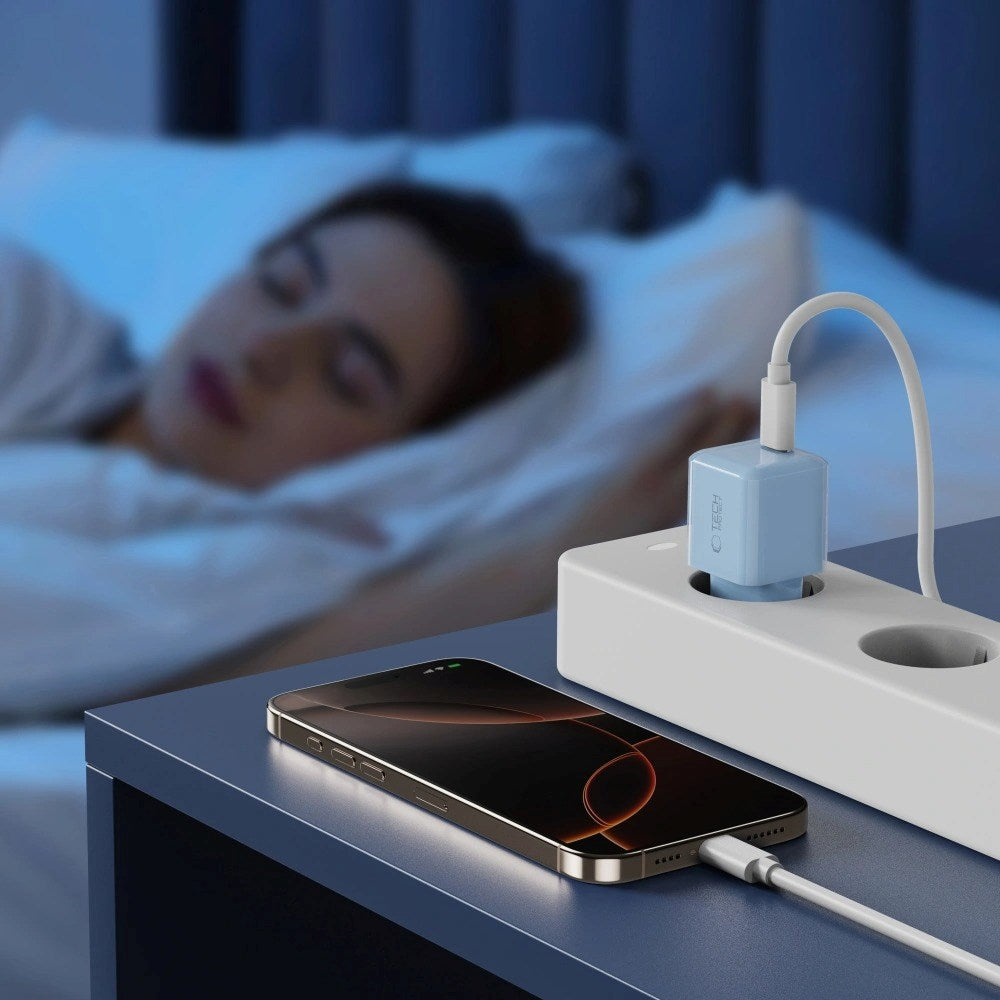 Tech-Protect NCM25 Vegglader med 25W - 1 x USB-C - Blå