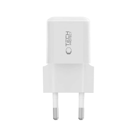 Tech-Protect NCM25 Vegglader med 25W - 1 x USB-C - Hvit