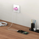 Tech-Protect NCA30 Vegglader med 30W - 1 x USB-A & 1 x USB-C - Rosa