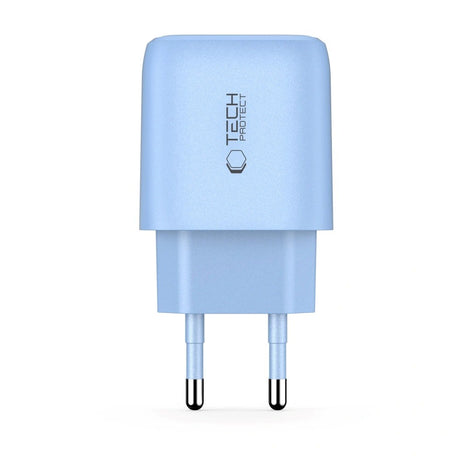 Tech-Protect NCA30 Vegglader med 30W - 1 x USB-A & 1 x USB-C - Blå