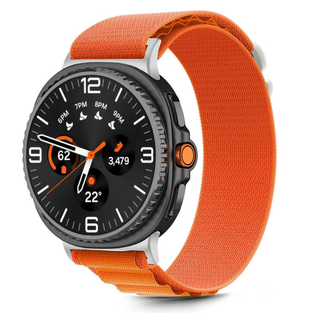 Samsung Galaxy Watch 8 / 9 / Classic (40 / 44 / 46mm) Tech-Protect Nylon Pro Klokkereim - Oransje