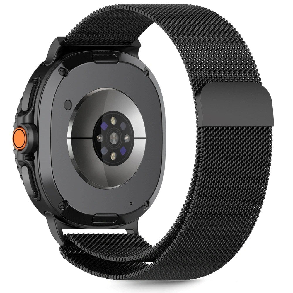 Tech-Protect Samsung Galaxy Watch 8 / 8 Classic (40 / 44 / 46mm) Milanse Rustfritt Stålrem - Sort