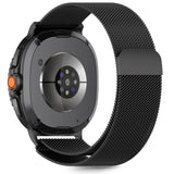 Tech-Protect Samsung Galaxy Watch 8 / 8 Classic (40 / 44 / 46mm) Milanse Rustfritt Stålrem - Sort