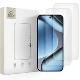 Google Pixel 11 Pro XL / 10 Pro XL / 9 Pro XL Tech-Protect Glass Fit+ Herdet Beskyttelsesglass - 2 stk - Gjennomsiktig