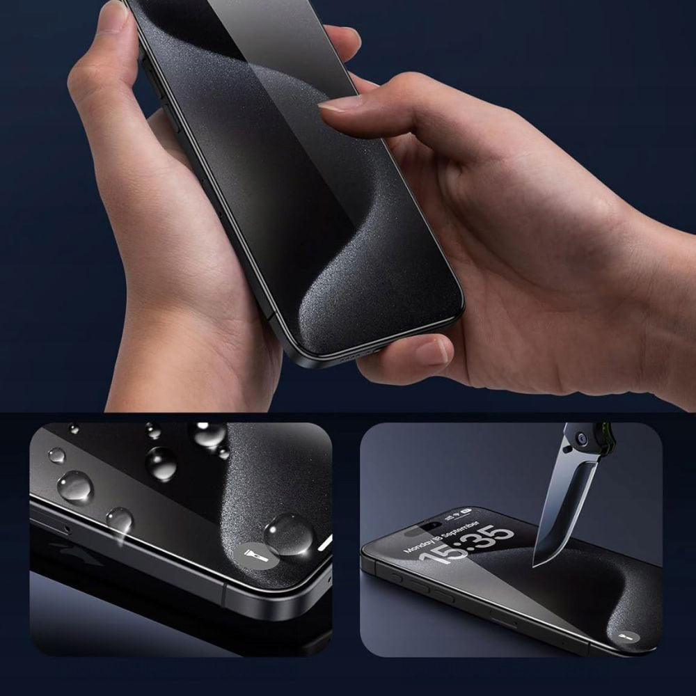 Google Pixel 11 Pro / 11 / 10 Pro / 10 / 9 Pro / 9 Tech-Protect Glass Fit+ Herdet Beskyttelsesglass - 2 stk - Gjennomsiktig