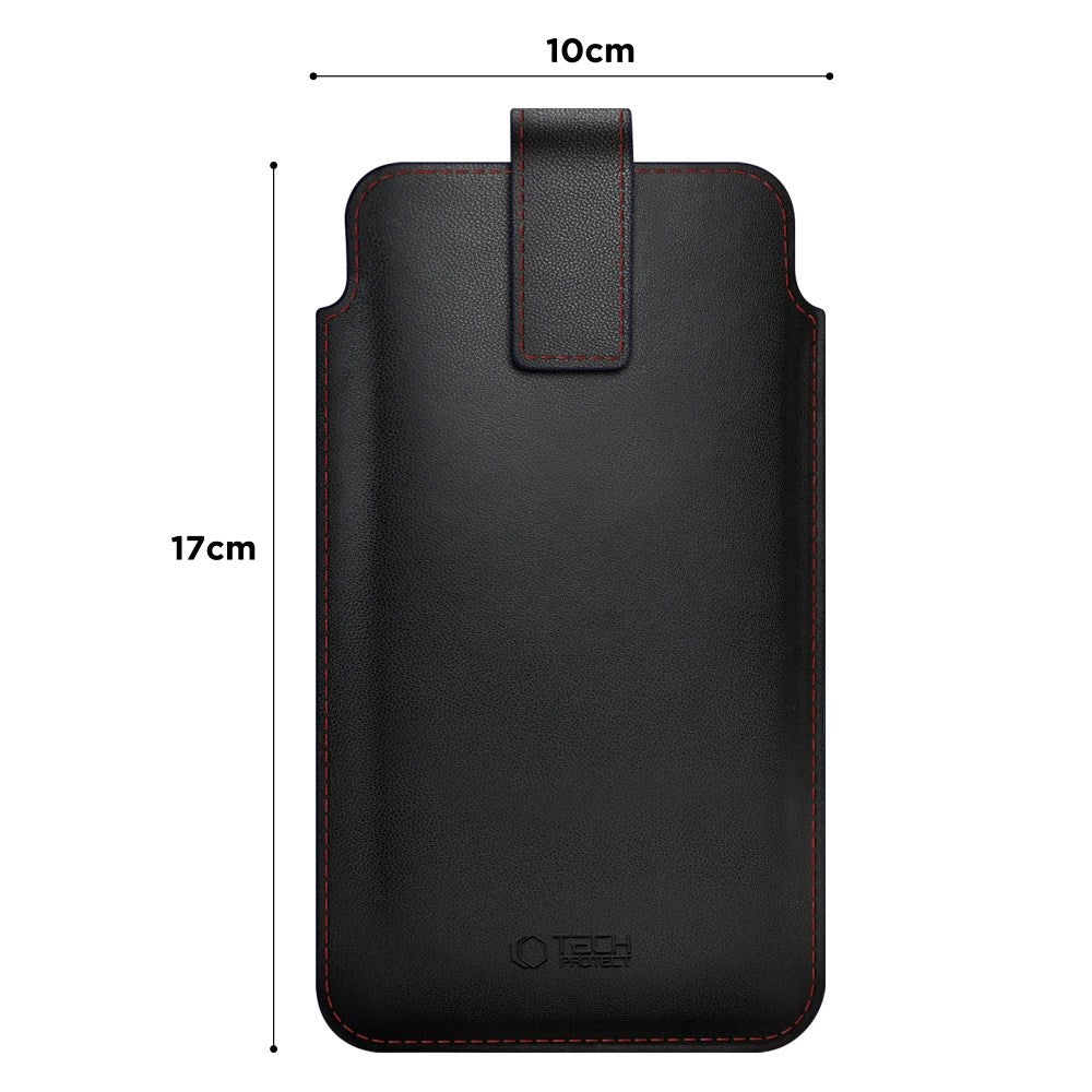 Tech-Protect Universal Mobilveske - 17 x 10 cm - Svart
