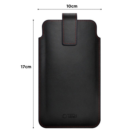Tech-Protect Universal Mobilveske - 17 x 10 cm - Svart