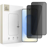 Samsung Galaxy S26 Tech-Protect Glass Spy+ Skjermbeskyttelsesglass - Privacy Funksjon - 2 stk. - Gjennomsiktig