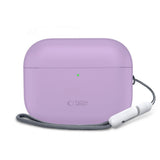 Apple AirPods Pro (3. Gen) Tech-Protect Silikondeksel med Stropp - Lilla