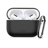 Apple AirPods Pro (3. gen.) Tech-Protect Silicone Hook Deksel - Svart